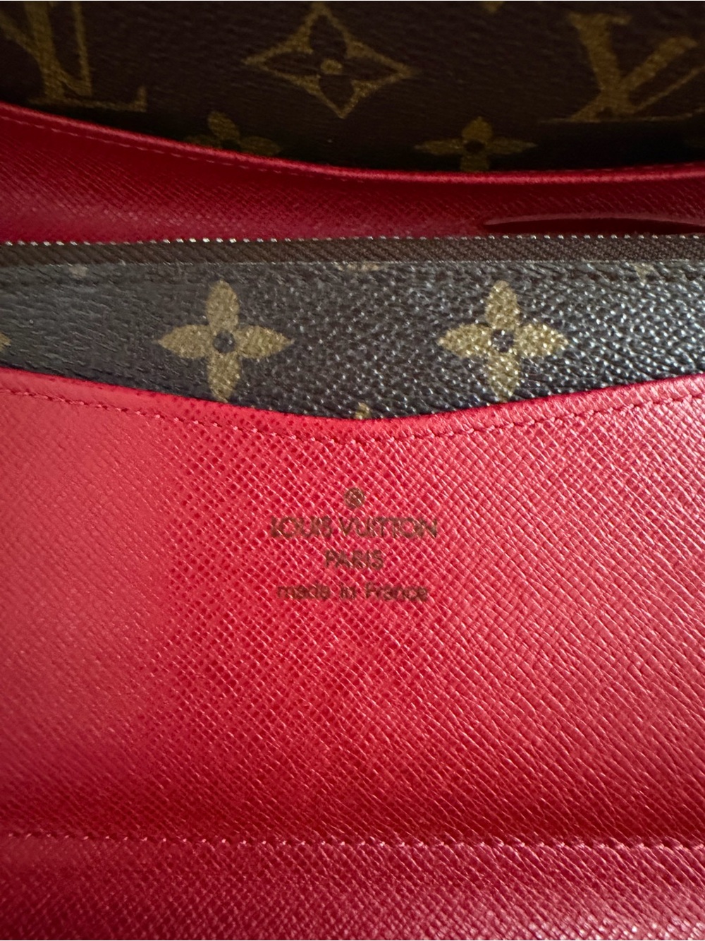 Louis Vuitton Josephine Monogram Continental Wallet with Red Snap - Picture 6 of 11